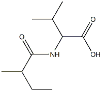  3-methyl-2-[(2-methylbutanoyl)amino]butanoic acid