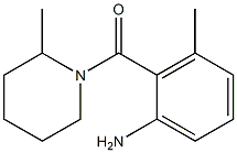 3-methyl-2-[(2-methylpiperidin-1-yl)carbonyl]aniline 化学構造式