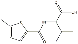 3-methyl-2-[(5-methylthiophen-2-yl)formamido]butanoic acid Structure