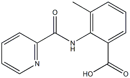 3-methyl-2-[(pyridin-2-ylcarbonyl)amino]benzoic acid|