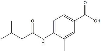 3-methyl-4-[(3-methylbutanoyl)amino]benzoic acid
