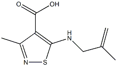 3-methyl-5-[(2-methylprop-2-enyl)amino]isothiazole-4-carboxylic acid