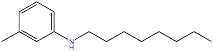 3-methyl-N-octylaniline,,结构式