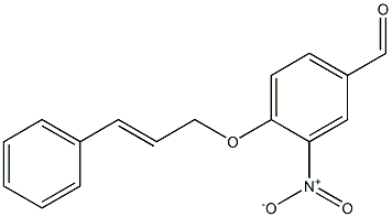  3-nitro-4-[(3-phenylprop-2-en-1-yl)oxy]benzaldehyde