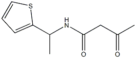 3-oxo-N-[1-(thiophen-2-yl)ethyl]butanamide Structure