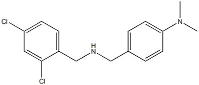 4-({[(2,4-dichlorophenyl)methyl]amino}methyl)-N,N-dimethylaniline Structure