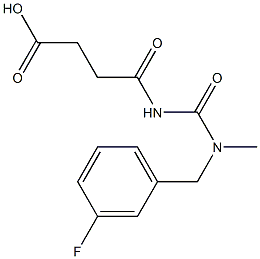 4-({[(3-fluorophenyl)methyl](methyl)carbamoyl}amino)-4-oxobutanoic acid
