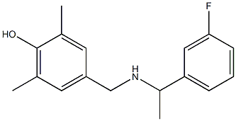 4-({[1-(3-fluorophenyl)ethyl]amino}methyl)-2,6-dimethylphenol