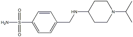 4-({[1-(propan-2-yl)piperidin-4-yl]amino}methyl)benzene-1-sulfonamide|