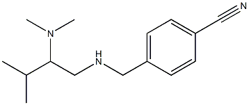 4-({[2-(dimethylamino)-3-methylbutyl]amino}methyl)benzonitrile Structure