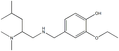 4-({[2-(dimethylamino)-4-methylpentyl]amino}methyl)-2-ethoxyphenol|