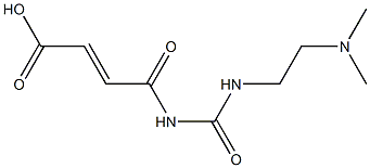 4-({[2-(dimethylamino)ethyl]carbamoyl}amino)-4-oxobut-2-enoic acid Structure