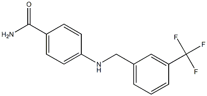 4-({[3-(trifluoromethyl)phenyl]methyl}amino)benzamide