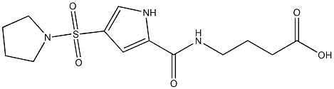 4-({[4-(pyrrolidin-1-ylsulfonyl)-1H-pyrrol-2-yl]carbonyl}amino)butanoic acid