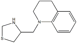 4-(1,2,3,4-tetrahydroquinolin-1-ylmethyl)-1,3-thiazolidine Structure