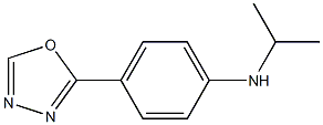 4-(1,3,4-oxadiazol-2-yl)-N-(propan-2-yl)aniline Structure