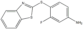 4-(1,3-benzothiazol-2-ylsulfanyl)-3-fluoroaniline|