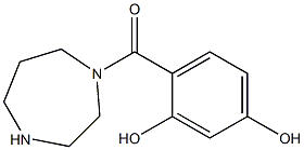 4-(1,4-diazepan-1-ylcarbonyl)benzene-1,3-diol Structure