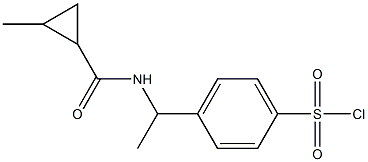  4-(1-{[(2-methylcyclopropyl)carbonyl]amino}ethyl)benzenesulfonyl chloride