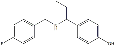 4-(1-{[(4-fluorophenyl)methyl]amino}propyl)phenol