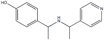  4-(1-{[1-(pyridin-4-yl)ethyl]amino}ethyl)phenol