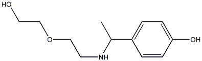  4-(1-{[2-(2-hydroxyethoxy)ethyl]amino}ethyl)phenol