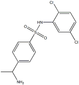 4-(1-aminoethyl)-N-(2,5-dichlorophenyl)benzene-1-sulfonamide