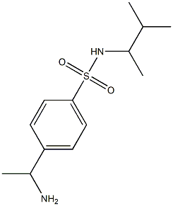  4-(1-aminoethyl)-N-(3-methylbutan-2-yl)benzene-1-sulfonamide