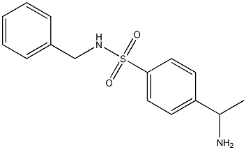 4-(1-aminoethyl)-N-benzylbenzene-1-sulfonamide