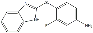 4-(1H-1,3-benzodiazol-2-ylsulfanyl)-3-fluoroaniline