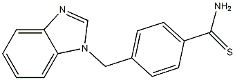 4-(1H-benzimidazol-1-ylmethyl)benzenecarbothioamide