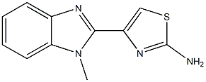 4-(1-methyl-1H-benzimidazol-2-yl)-1,3-thiazol-2-amine Structure