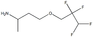 4-(2,2,3,3-tetrafluoropropoxy)butan-2-amine 结构式