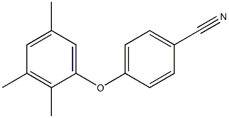 4-(2,3,5-trimethylphenoxy)benzonitrile 结构式