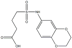 4-(2,3-dihydro-1,4-benzodioxin-6-ylsulfamoyl)butanoic acid