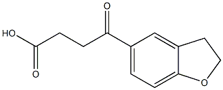 4-(2,3-dihydro-1-benzofuran-5-yl)-4-oxobutanoic acid,,结构式