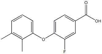 4-(2,3-dimethylphenoxy)-3-fluorobenzoic acid Structure