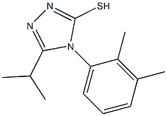 4-(2,3-dimethylphenyl)-5-(propan-2-yl)-4H-1,2,4-triazole-3-thiol|