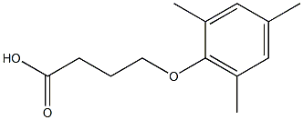 4-(2,4,6-trimethylphenoxy)butanoic acid Structure