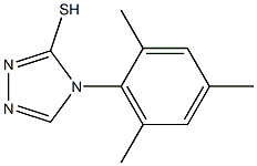 4-(2,4,6-trimethylphenyl)-4H-1,2,4-triazole-3-thiol,,结构式
