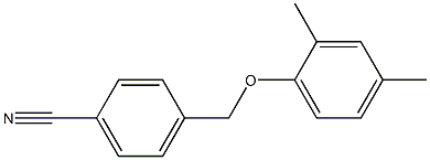 4-(2,4-dimethylphenoxymethyl)benzonitrile Structure