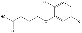 4-(2,5-dichlorophenoxy)butanoic acid Structure
