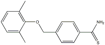 4-(2,6-dimethylphenoxymethyl)benzene-1-carbothioamide