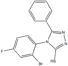 4-(2-bromo-4-fluorophenyl)-5-phenyl-4H-1,2,4-triazole-3-thiol|