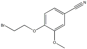 4-(2-bromoethoxy)-3-methoxybenzonitrile Structure