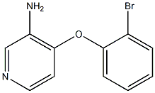 4-(2-bromophenoxy)pyridin-3-amine Structure