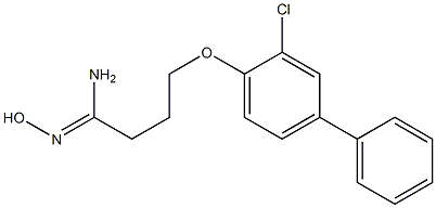  4-(2-chloro-4-phenylphenoxy)-N'-hydroxybutanimidamide