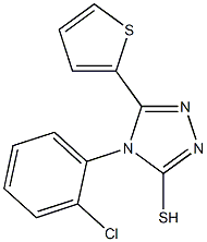 4-(2-chlorophenyl)-5-(thiophen-2-yl)-4H-1,2,4-triazole-3-thiol Structure