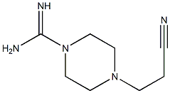 4-(2-cyanoethyl)piperazine-1-carboximidamide Struktur