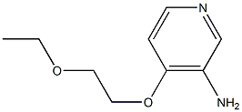 4-(2-ethoxyethoxy)pyridin-3-amine,,结构式